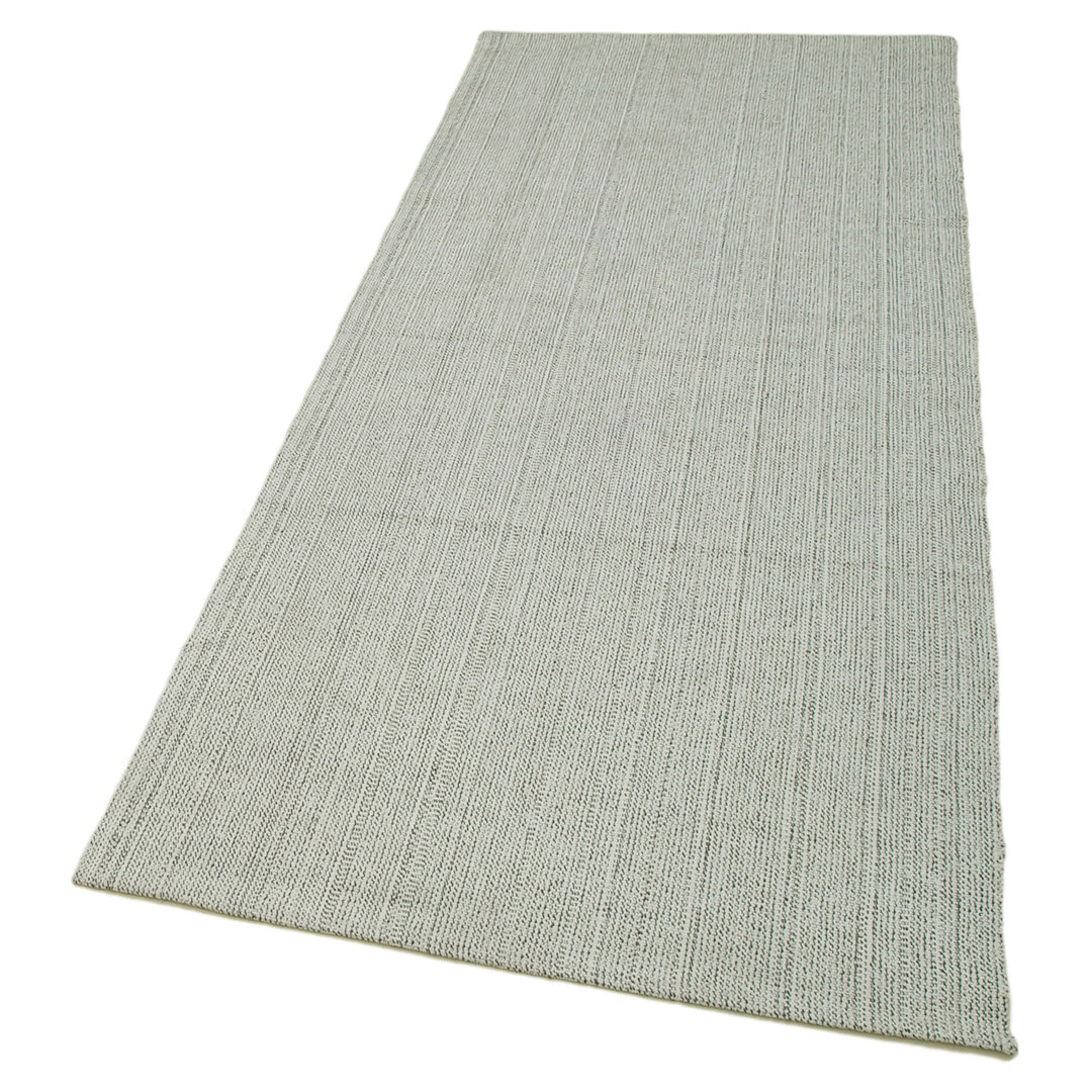 Vintage Flatweave Beige Vintage Wool Handmade Area Rug