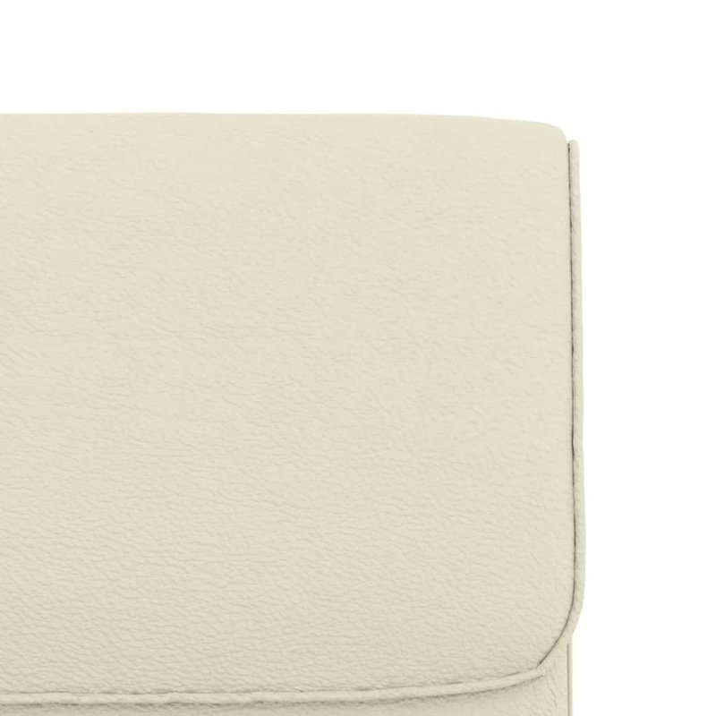 Izarra Faux Leather Accent Chair, Beige