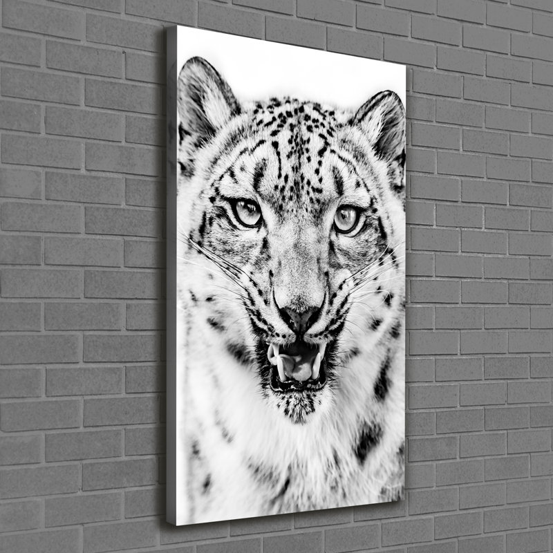 Snow Panther - Wrapped Canvas Print