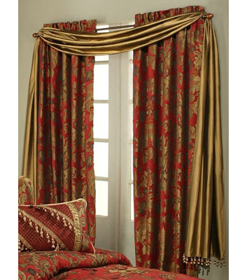 Verona Damask Swag Window Valance