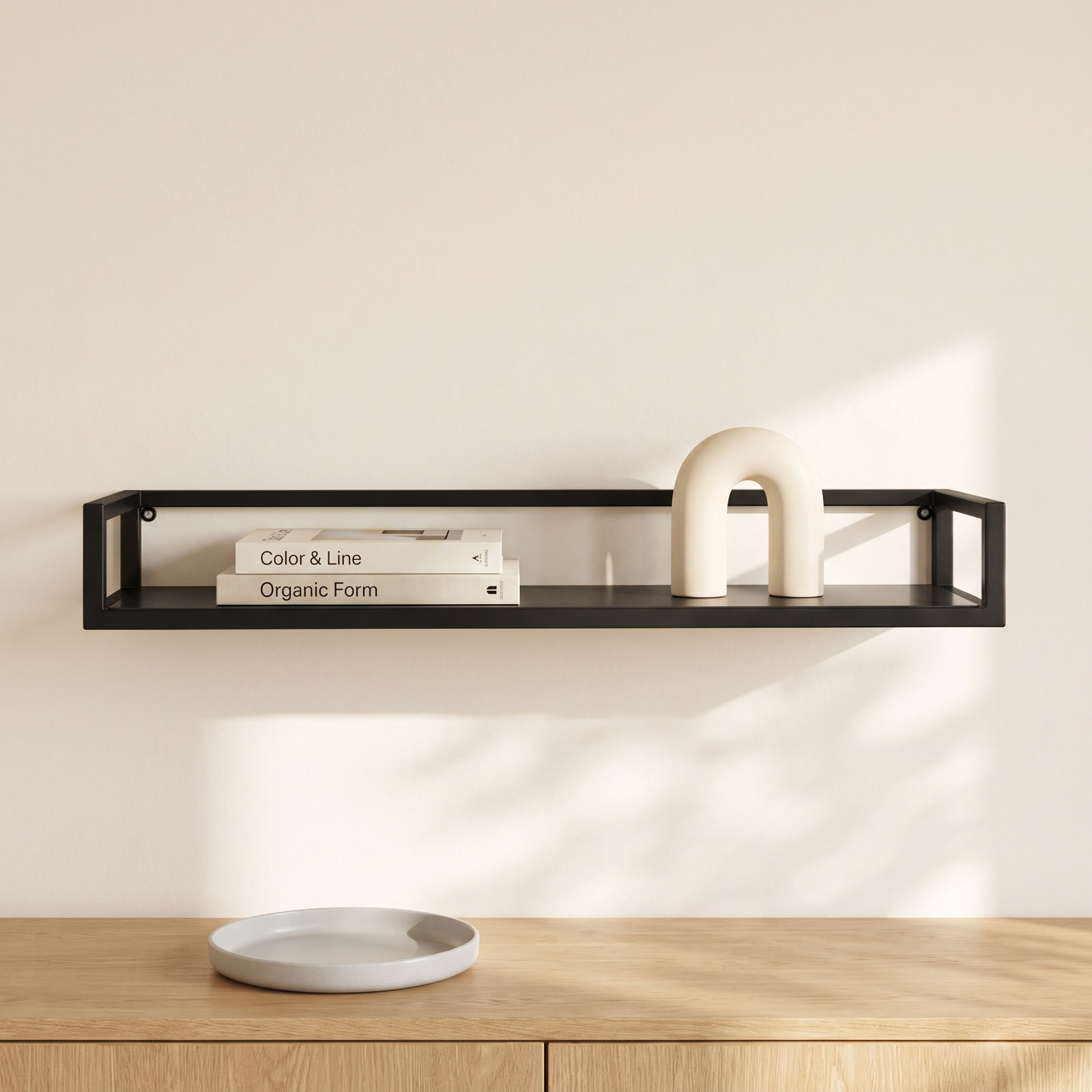 Chainbridge 24" Accent Shelf, Black