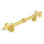 Charlemagne 4 inches c.c. pull with large Fleur De Lysin Satin-1165544004-1165544009