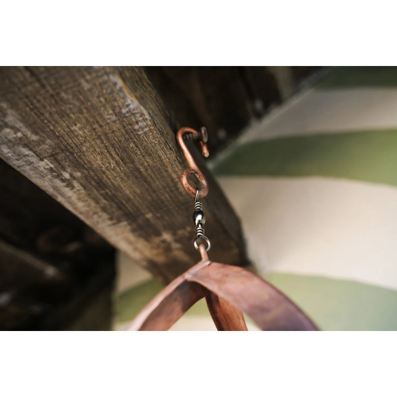 Solid Copper Wind Spinner with Hanger | Copper Garden Decor | Handmade Infinity Symbol Sculpture| 100% Solid Copper