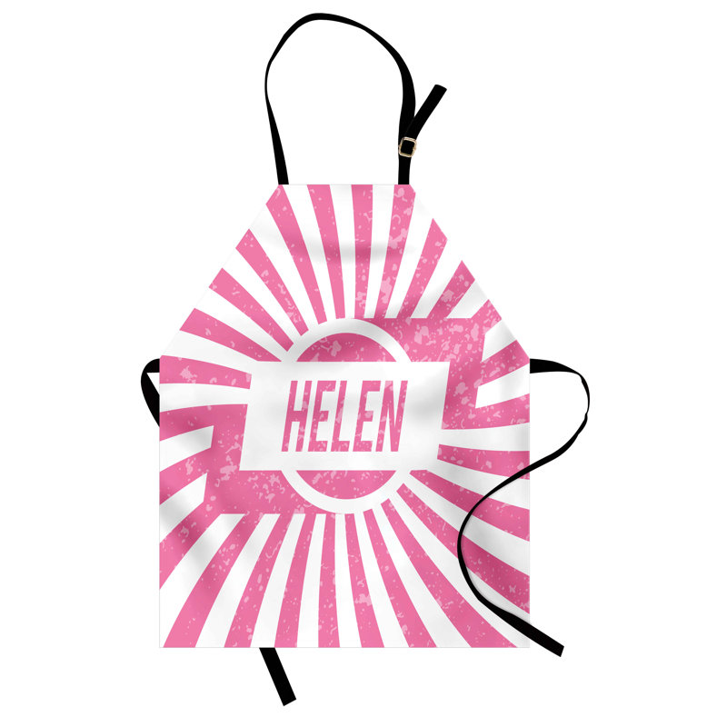 No Pattern Bib Apron