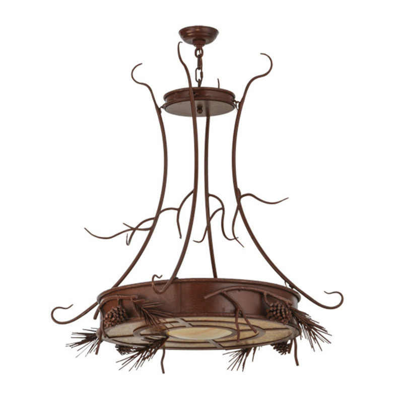 Woodland Pine 4 - Light Chandelier