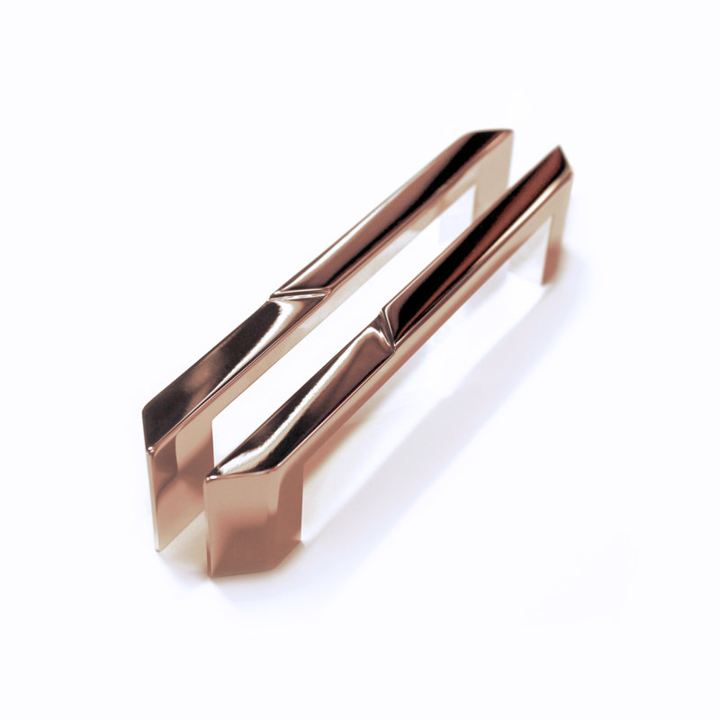 Pyramid Bar / Handle Pull, Solid Copper/Polished 