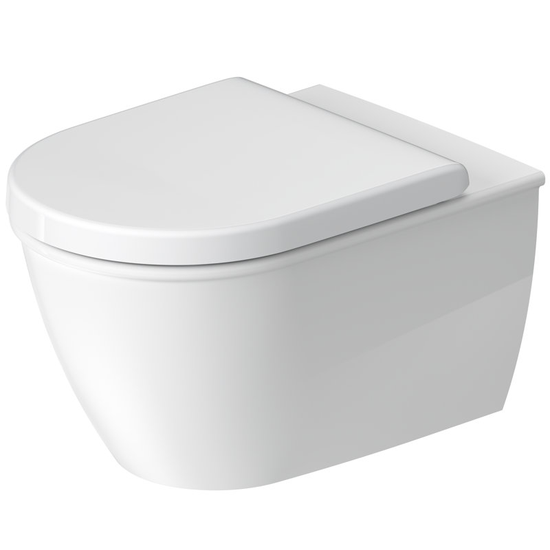 Cuvette de toilette murale Darling New, Blanc avec vernis hygiénique