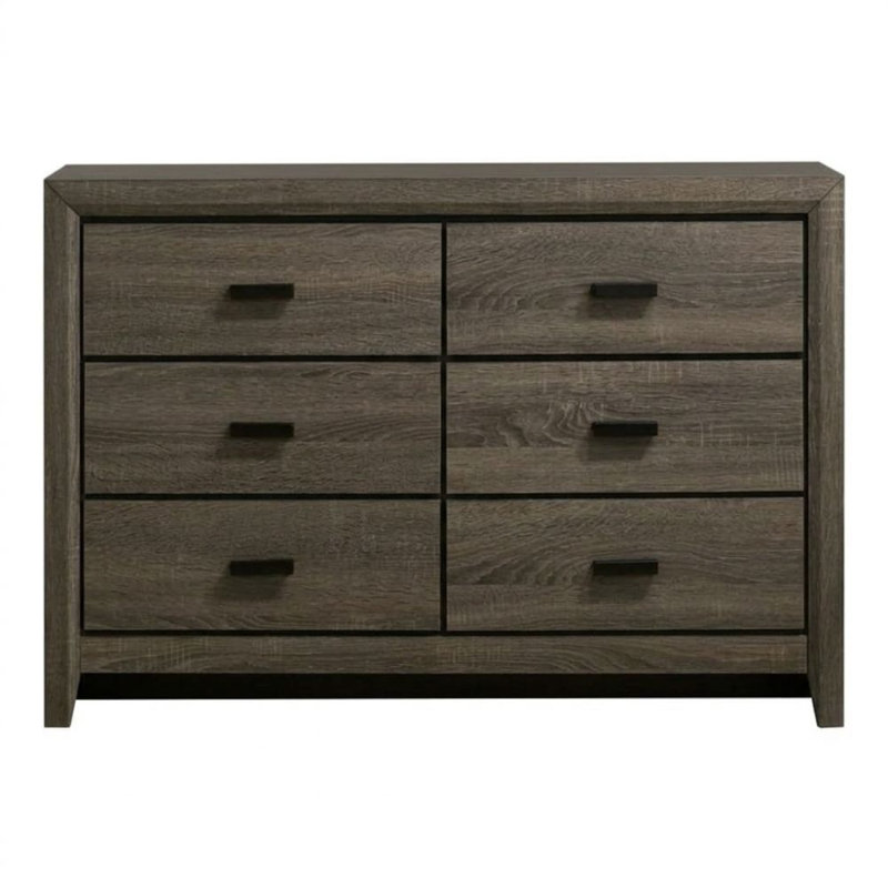 Commode grise 6 tiroirs 47,25 po Quillan
