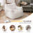Soft Teddy Fabric Bean Bag Chair-808336739