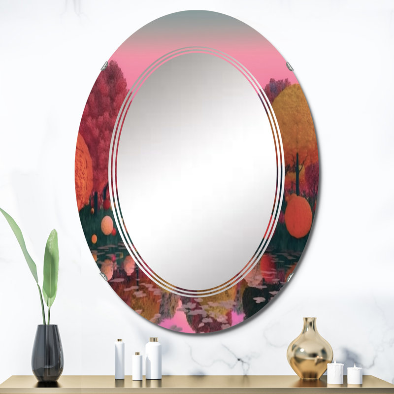 Nikodemos Oval Mirror, 36" x 24"