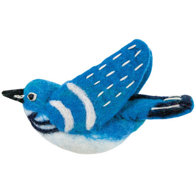 Figurine suspendue cerulean hummingbird de jardin oiseau