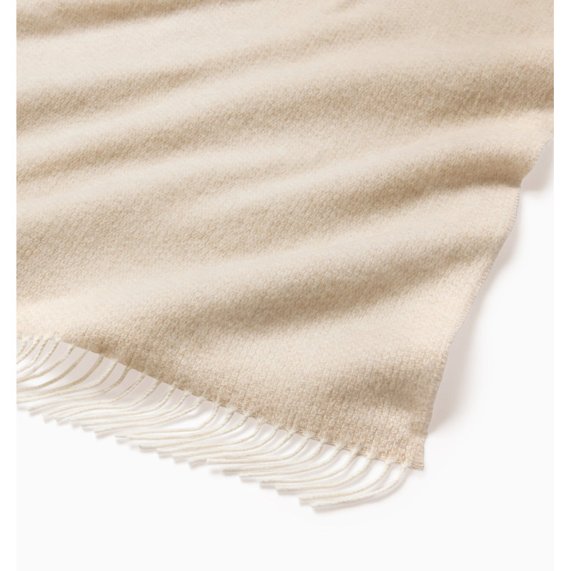 Cervino Quilted Throw Blanket, Beige