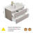 32" Wall-Mounted Luxury Bathroom Vanity-311338952