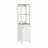 St. Clair Linen Cabinet, Two Interior  Shelves, Two Open Shelves, Single Door