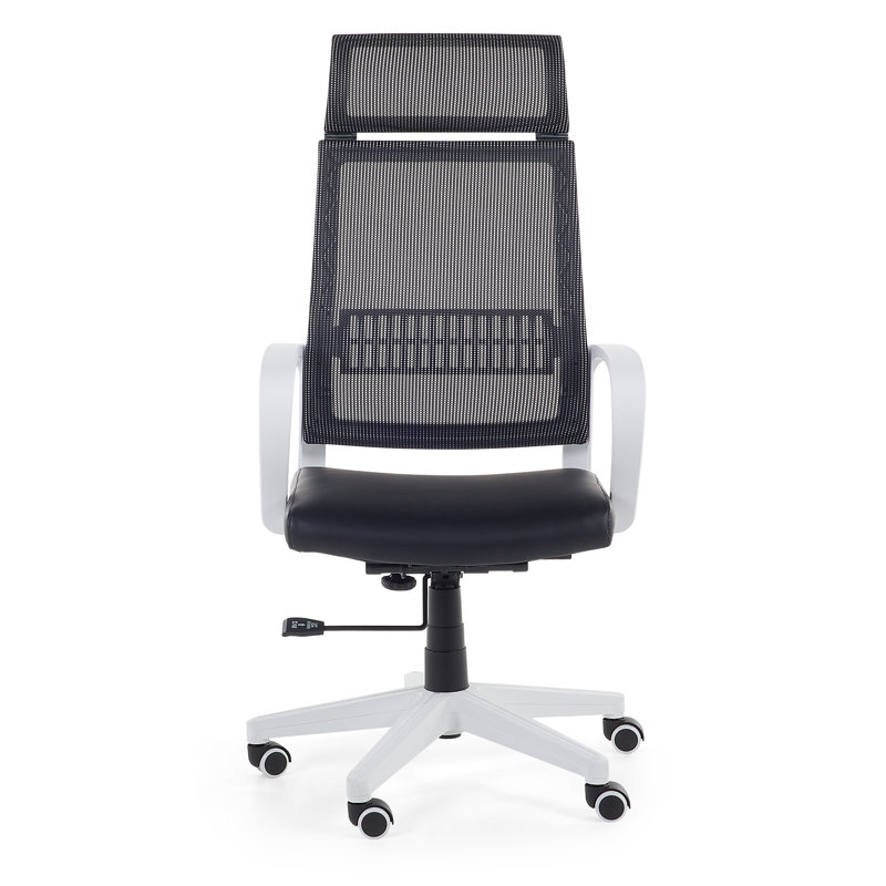 Office Chair with Headrest, Black