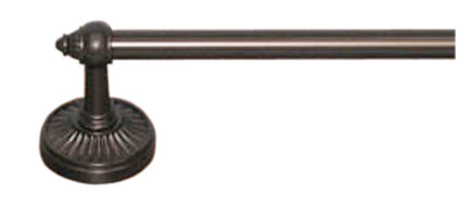 Tuscany Bath Single 32 1/2" Wall Mounted  Towel Bar, Oiled Rubbed Bronze