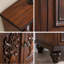 Armoire d'appoint polyvalente de style rustique américain-107823683