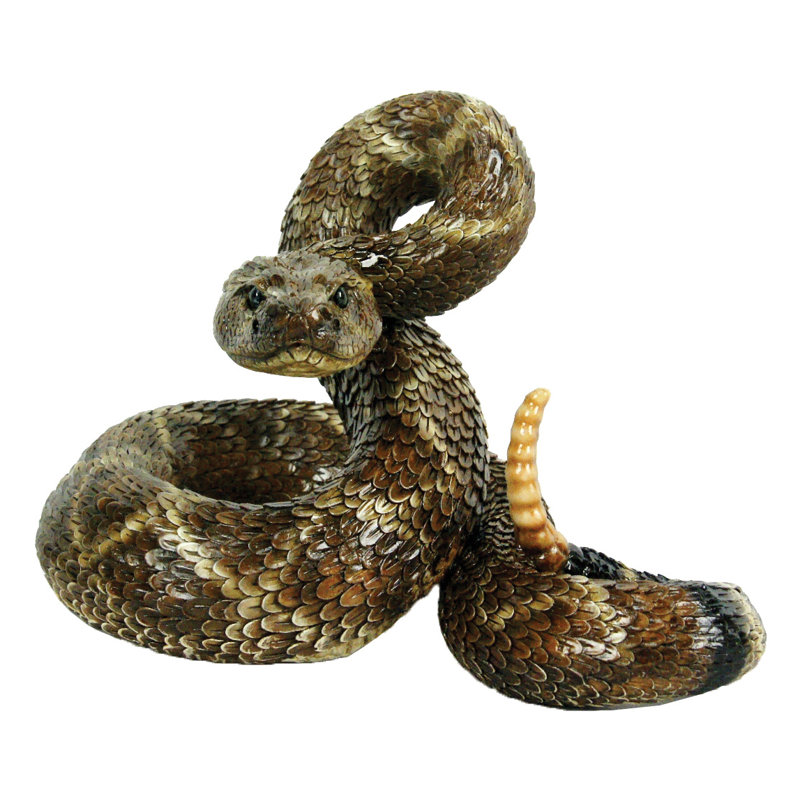 Benedicta Snake Plastic Garden Statue