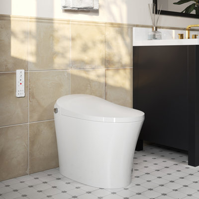 Metis Smart Toilet with Heated Bidet, Instant Warm Water, Tankless Toilet with Auto /Blackout Flush