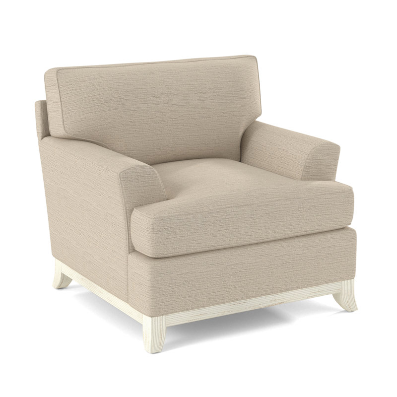 Oaks Way Armchair, Antique Frost White, White Performance Fabric; 0851-94