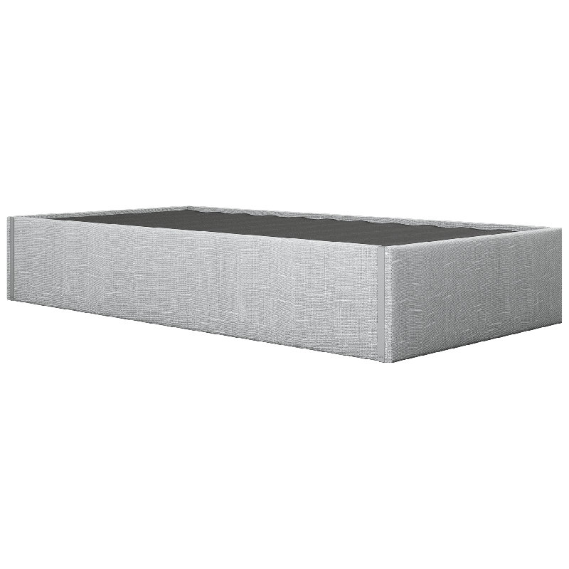 Sapan Upholstered Bed, Micro Suede Red Melon, Twin