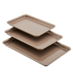Anolon Gourmet Nonstick Bakeware Cookie Pan Set, 3 Piece