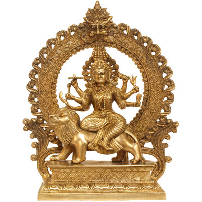 Statue 14 po Ashta-Bhuja-Dhari Simha-Vahini Zarurg Zarella