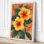 Hibiscus in Gold Botanical - Wrapped Canvas-1545310881-1545310904