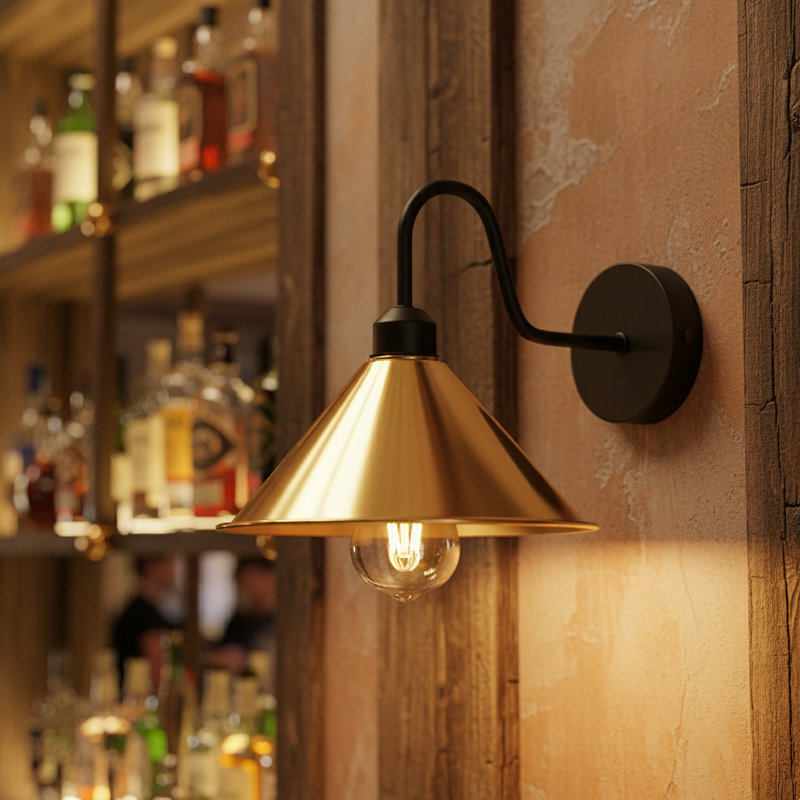 Armed Sconce, French Gold