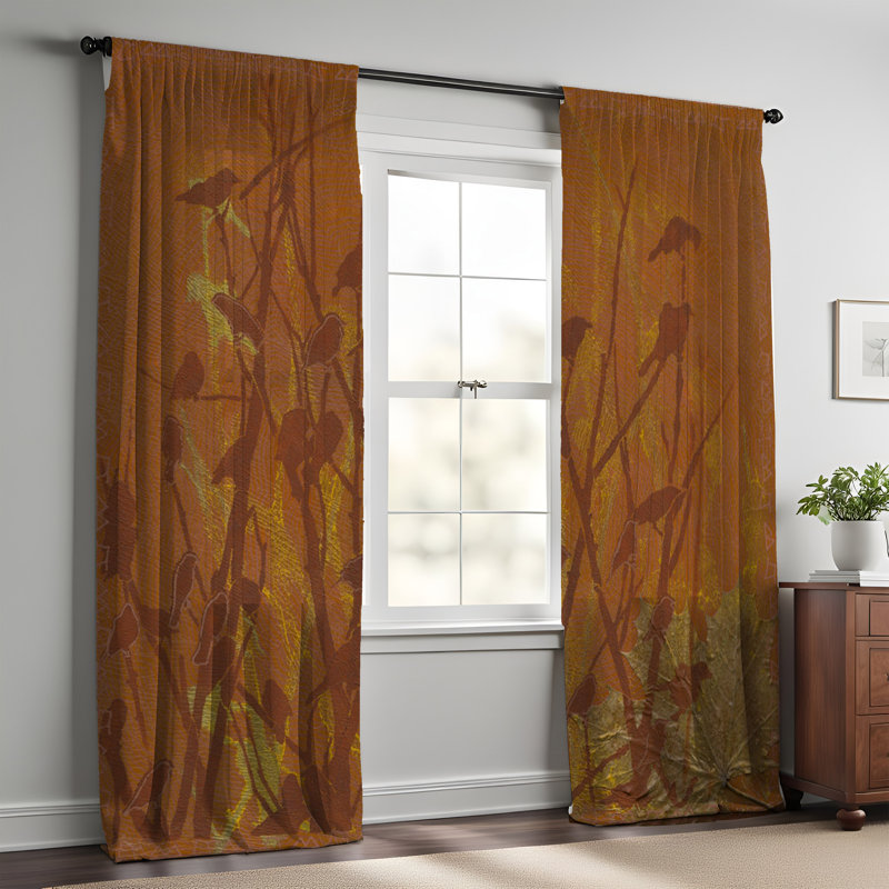 Paire de rideaux semi-transparents Sharonica, L 20 po x H 52 po
