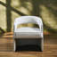 Endura Leather Chair Black & White