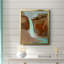 Turquoise Falls I, toile encadrée de qualité supérieure - prête à être accrochée-736576131-736576157