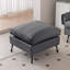 Canapé modulaire moderne en L avec repose-pieds convertible