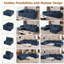 3 Seater Corduroy Sectional-685999599
