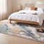 Tapis moderne opale à l'aquarelle abstraite, bleu sarcelle, beige, gris, brun, blanc, lavable à la machine, antidérapant, à poils courts, adapté à l'intérieur et à l'extérieur, pour salon, chambre, salle à manger, entrée, couloir, bureau-917514963