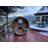 6 Person Outdoor Patchwork Red Cedar Traditional Steam Barrel Sauna With Half-Viewing Window
