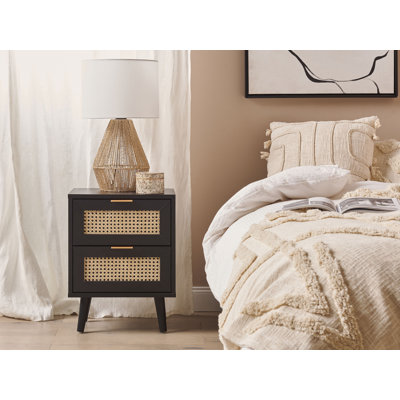 Alieda 40cm W Manufactured Wood Bedside Table