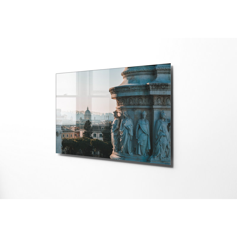 Superbe peinture murale en verre trempé 27,6 po x 39,4 po | 100% verre trempé, épaisseur: 0,16 pouce | Décoration élégante pour le salon ou le bureau, durable et facile à nettoyer, idée de cadeau parfaite