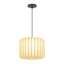 Luminaire suspendu 1 lumière en soie simple