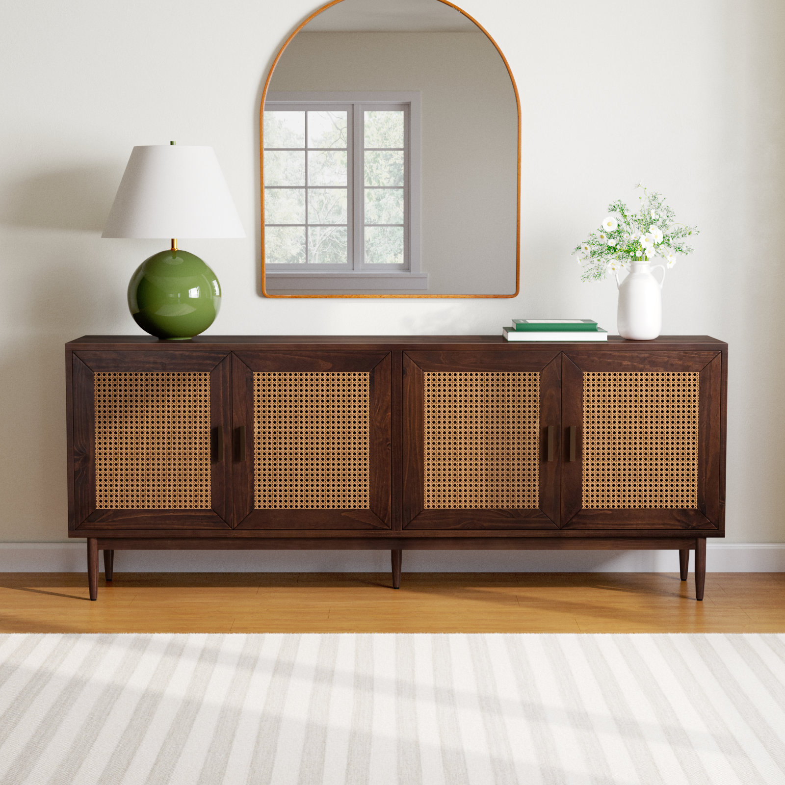 Genie Pine Sideboard, Walnut