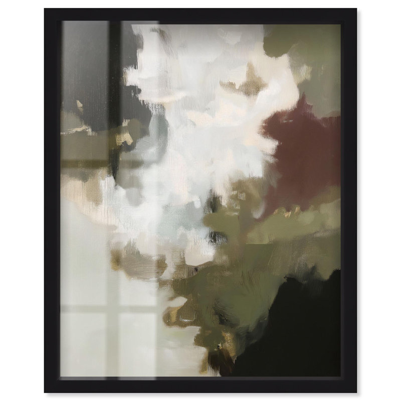 «Earthy Palette III Boho Art Shadowbox» par Art Remedy, H 37 po x l 31 po, Noir