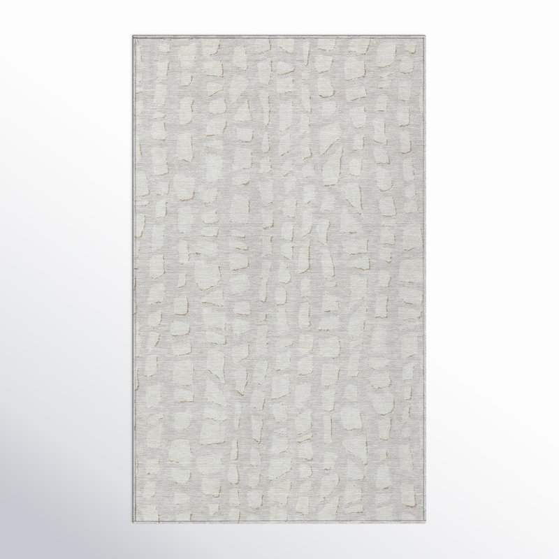 Lamanna Washable Striped Indoor / Outdoor Rug, Rectangle 3' x 5'
