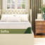 Matelas en mousse viscoélastique gélifiée rafraîchissante avec housse en bambou - Sans fibre de verre, mi-ferme, certifié CertiPUR-US-729140077