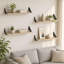 4 -Piece Steel Floating Shelf
