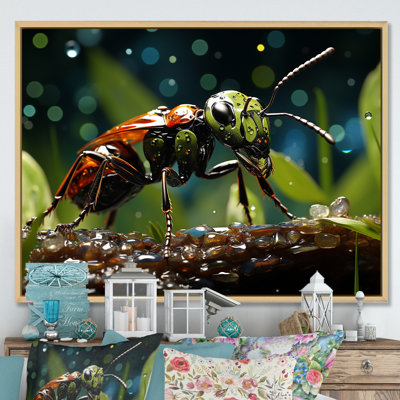 «Forest Guardian Green Ant I» sur toile