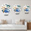 Ensemble de surf océanique - Horloge murale nautique et côtière-465403695