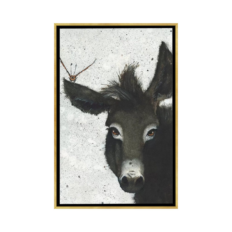 « Solidarity » par Maggie Vandewalle-reproduction d’art, H 40 po x l 26 po x P 1,5 po, Toile encadrée d'or, Pas de tapis