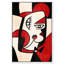 "Femme en pièces" par Oliver Gal - cadre flottant, impression sur toile