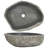 Zetta vidaXL Bathroom Basin, Vessel Sink, Easy Assembly, River Stone-273667072