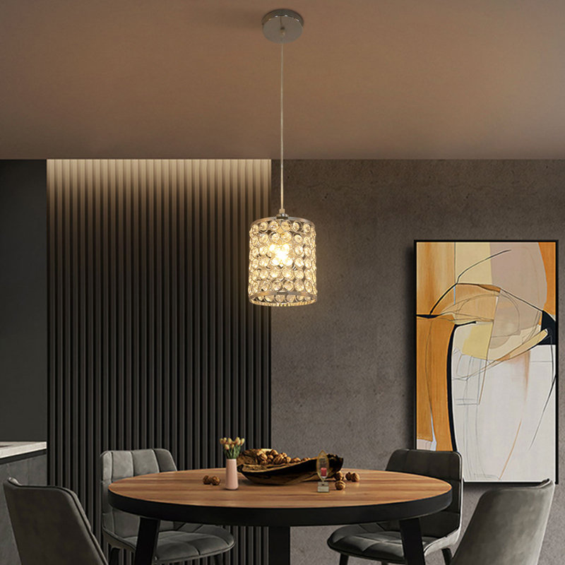 6.29X7” Crystal Pendant Light